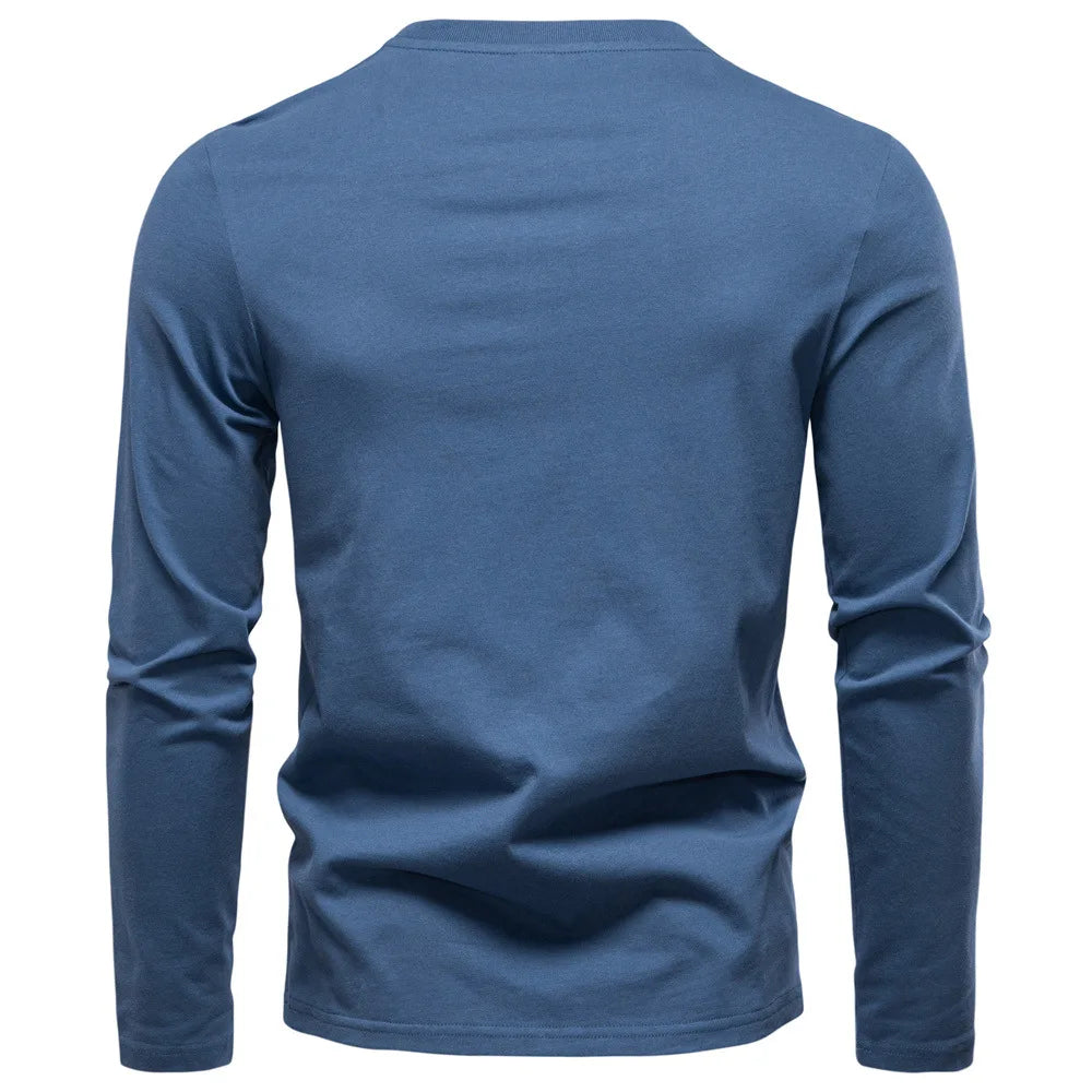 Beeckhoven™ | Henley T-Shirt Met Lange Mouwen