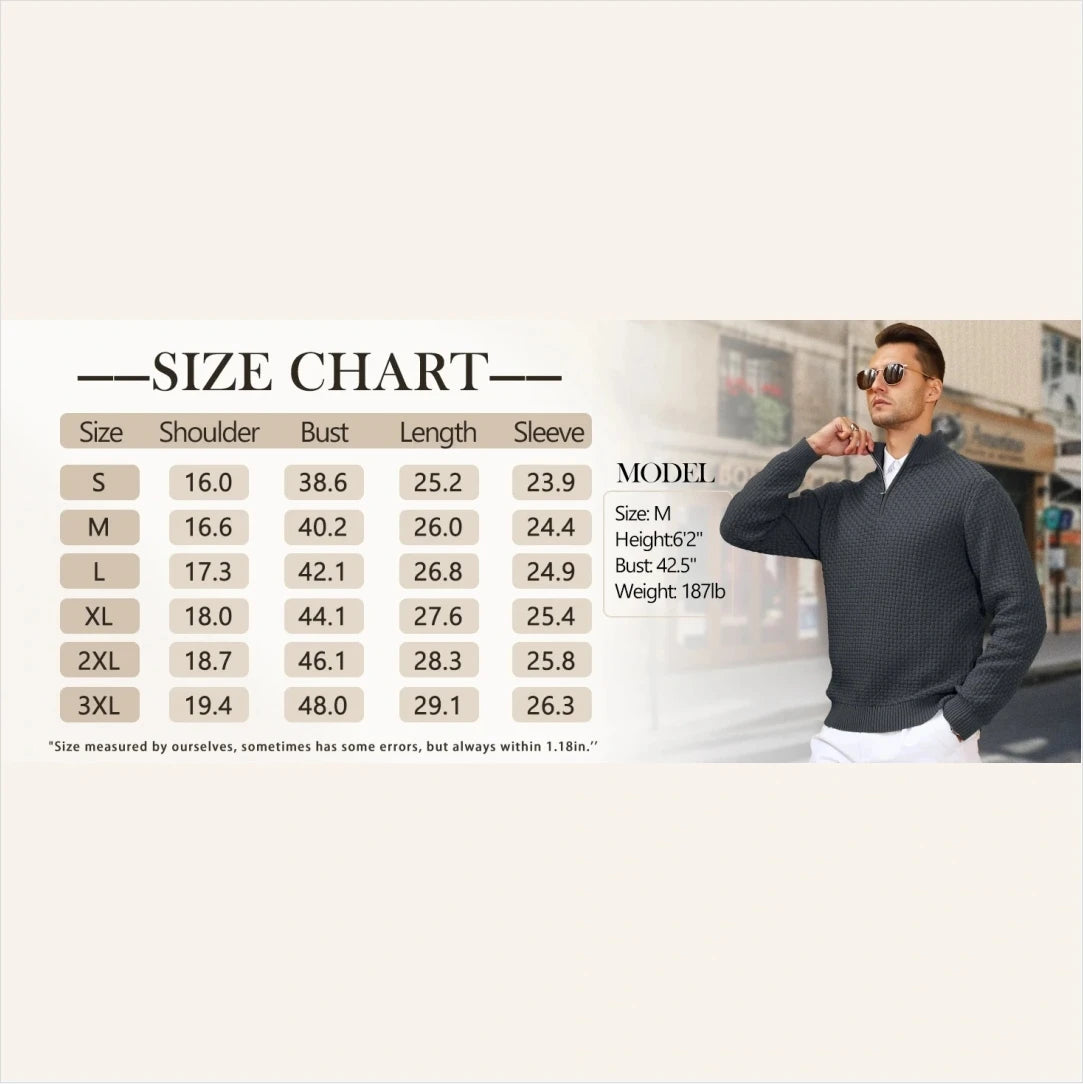 Beeckhoven™ | Wafelgebreide Heren Trui