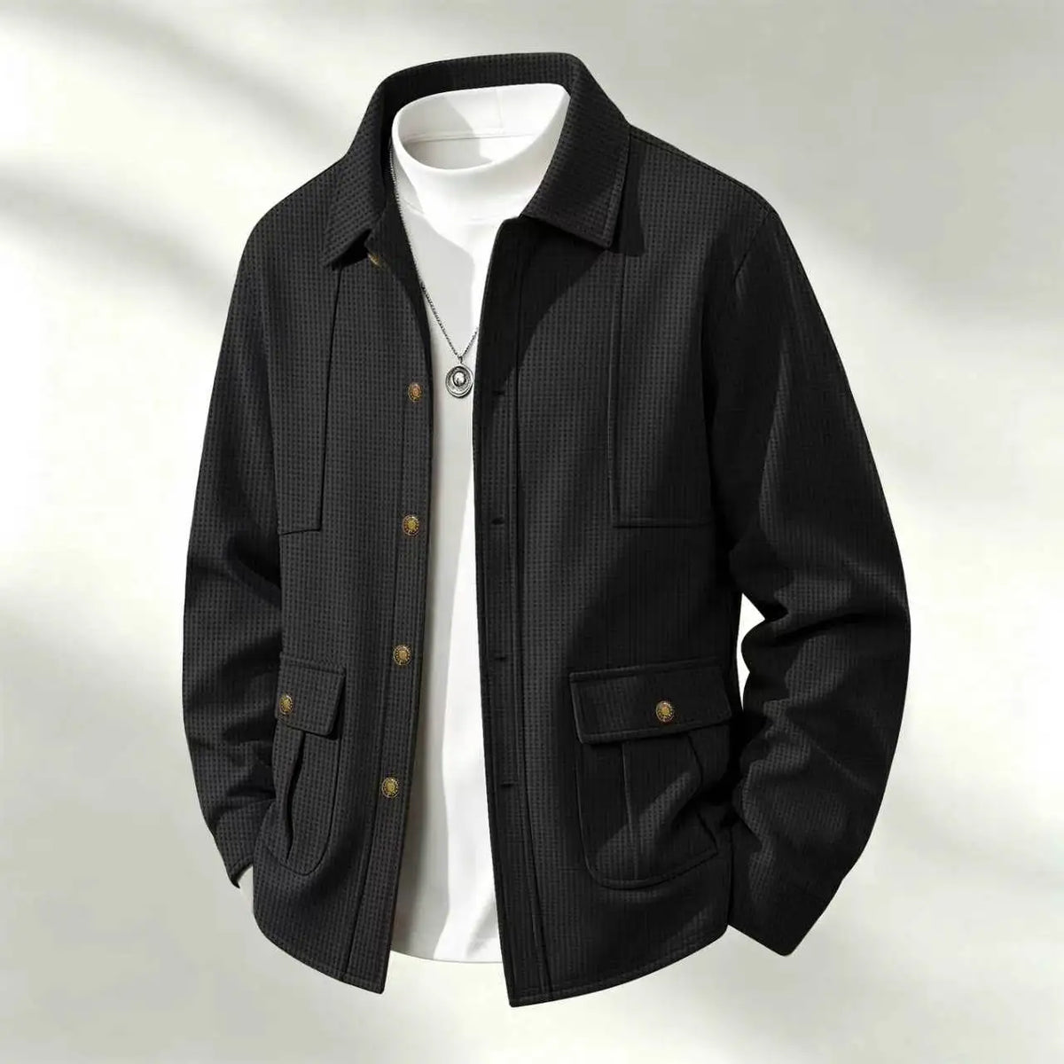 Beeckhoven™ | Casual Herenjas Met Zakken