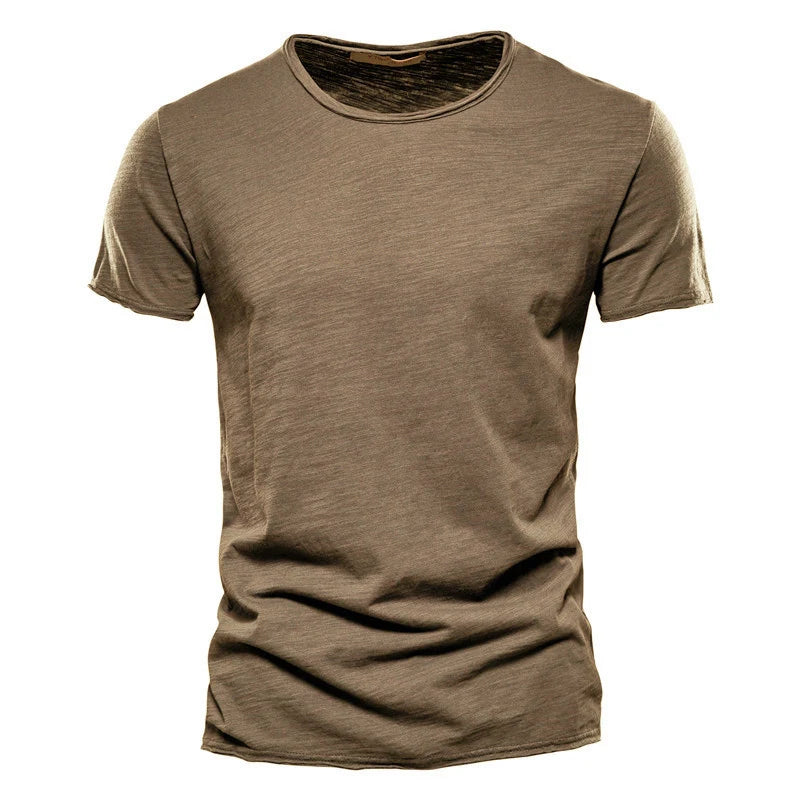 Beeckhoven™ | Katoenen Zomershirt Met Ronde Hals