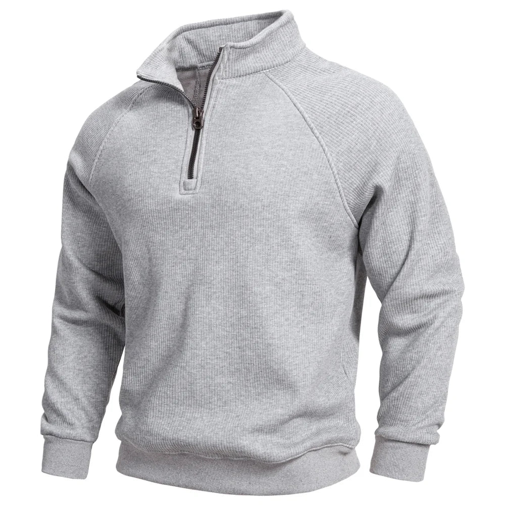 Beeckhoven™ | Gevoerd Heren Sweatshirt Met Rits
