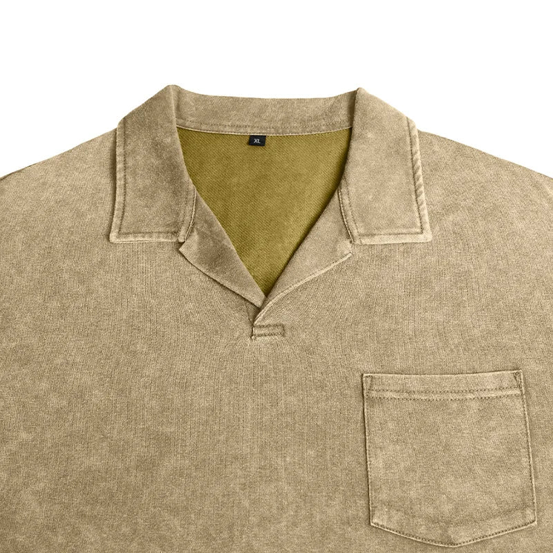 Beeckhoven™ | Vintage Mannen Shirt Met Lange Mouwen