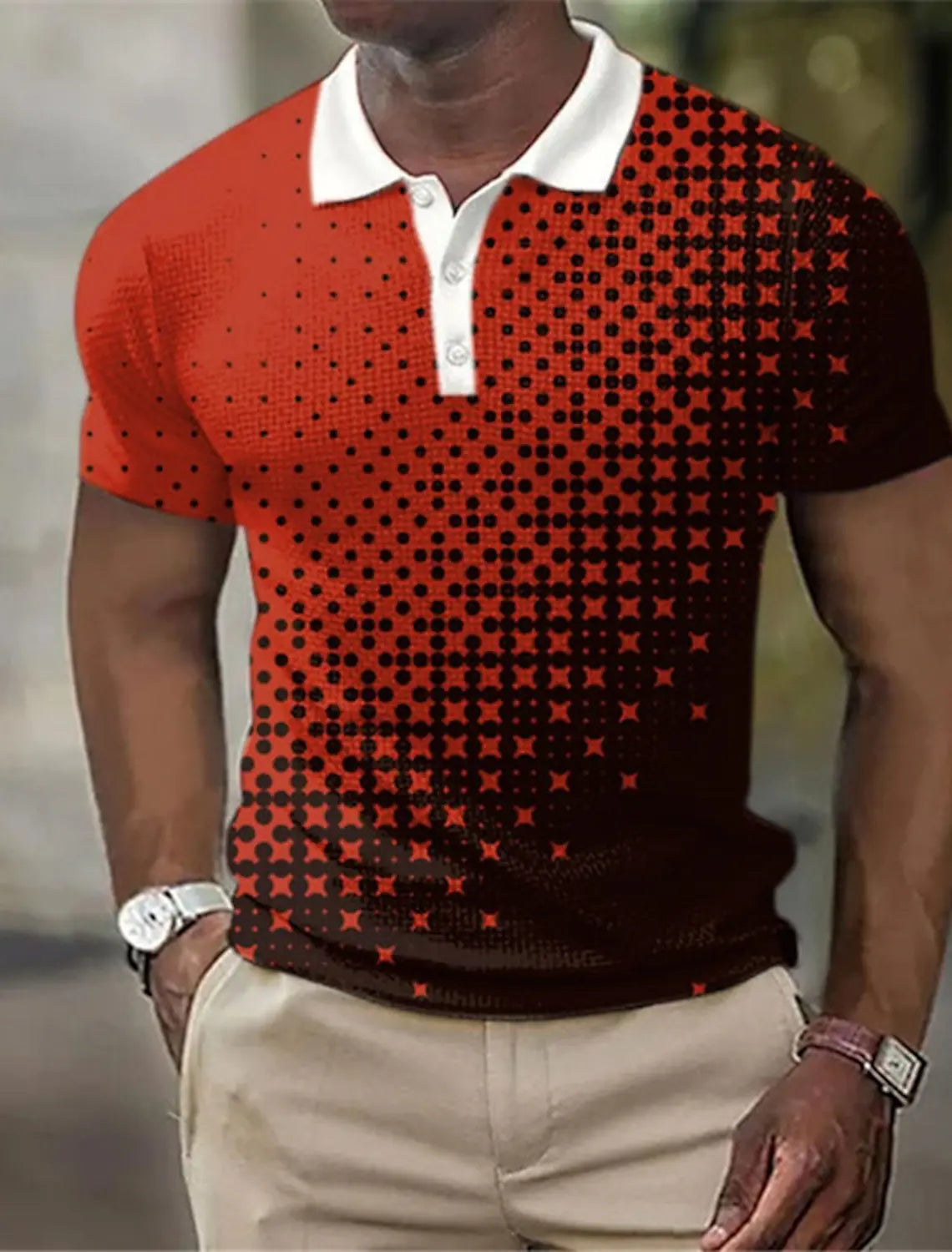Beeckhoven ™ | Poloshirt Met Sterrenpatroon