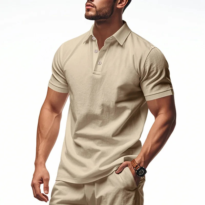 Beeckhoven™ | Casual Linnen Poloshirt