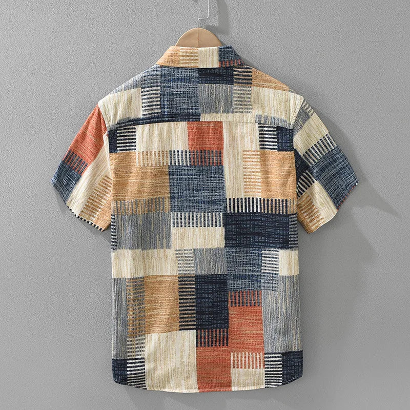 Beeckhoven™ | Kleurrijke Patchwork Blouse