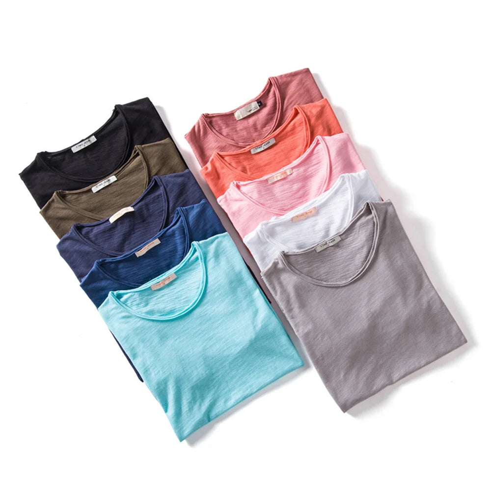 Beeckhoven™ | Katoenen Zomershirt Met Ronde Hals