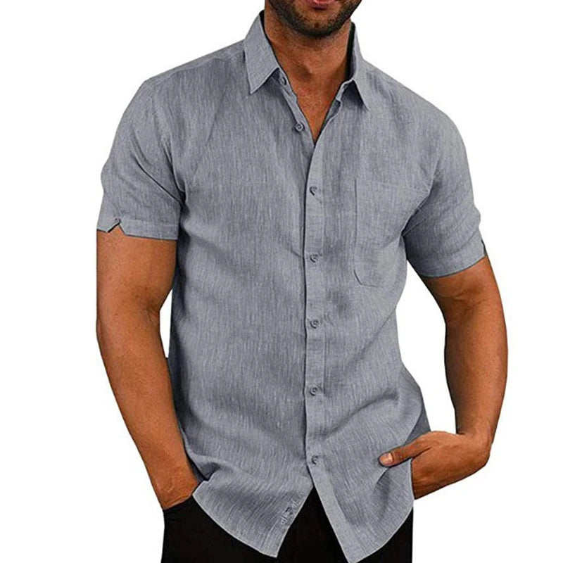 Beeckhoven™ | Ademend Linnen Heren Shirt