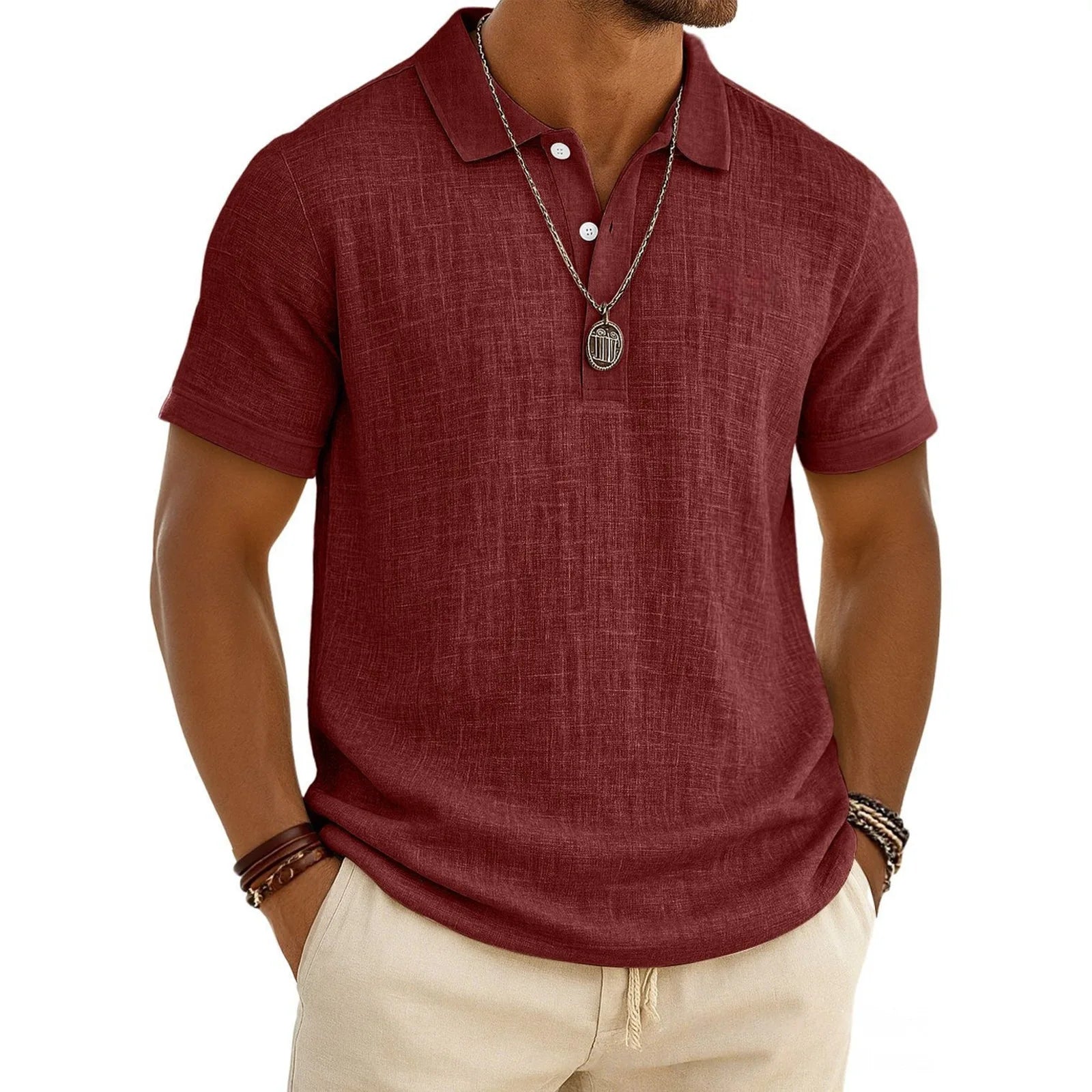 Beeckhoven™ | Casual Mannen Zomer Poloshirt