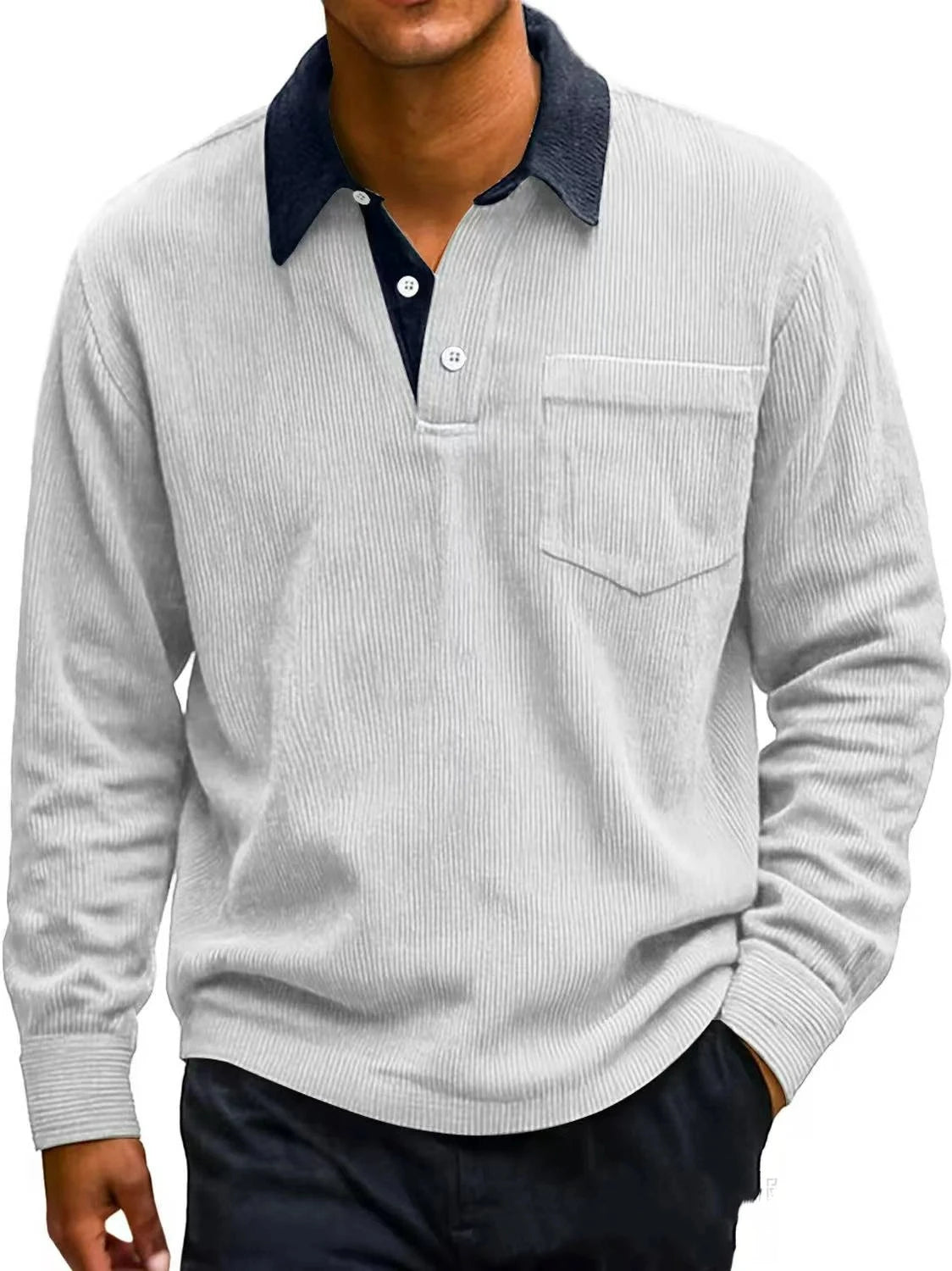 Beeckhoven™ | Stijlvolle Corduroy Polosweater