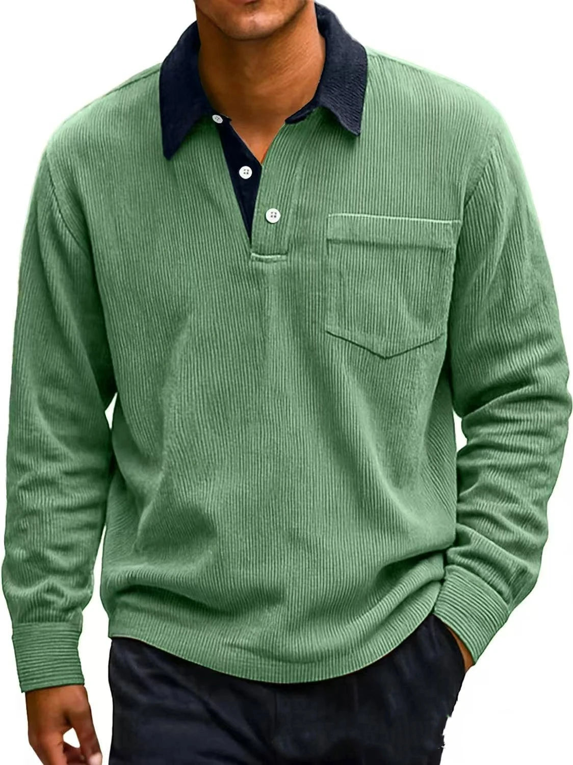 Beeckhoven™ | Stijlvolle Corduroy Polosweater