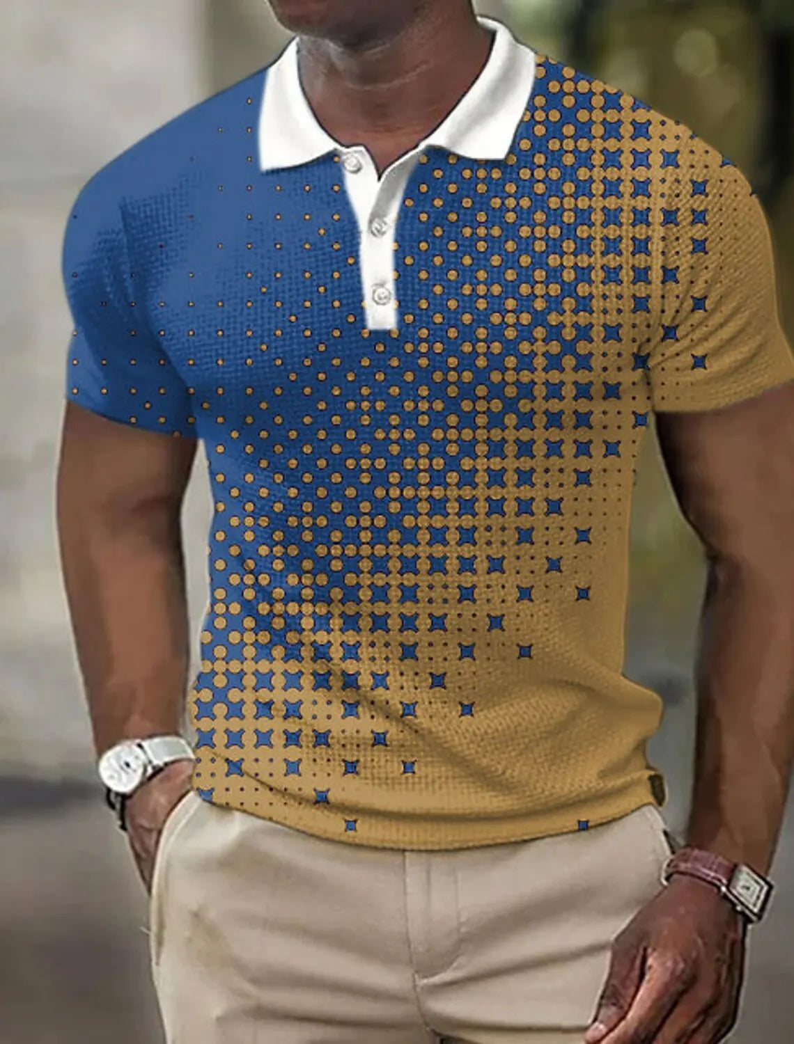 Beeckhoven ™ | Poloshirt Met Sterrenpatroon