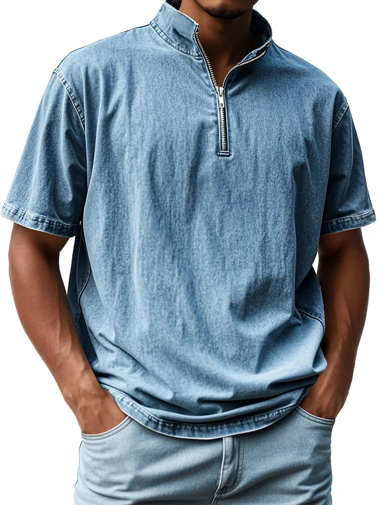 Beeckhoven™ | Zip-up Kraag Overhemd