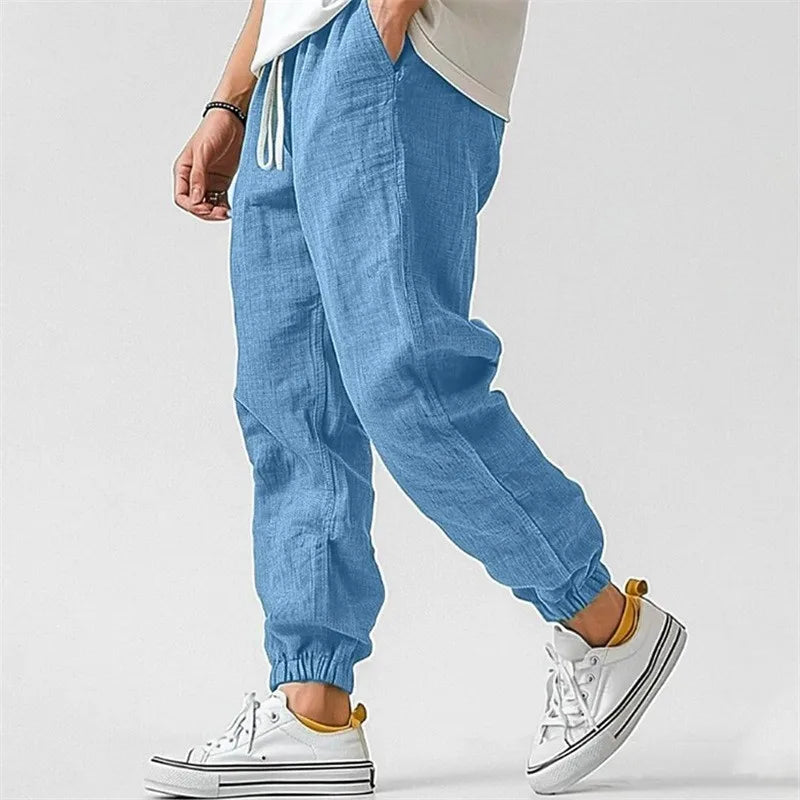 Beeckhoven™ | Elastische Linnen Heren Broek