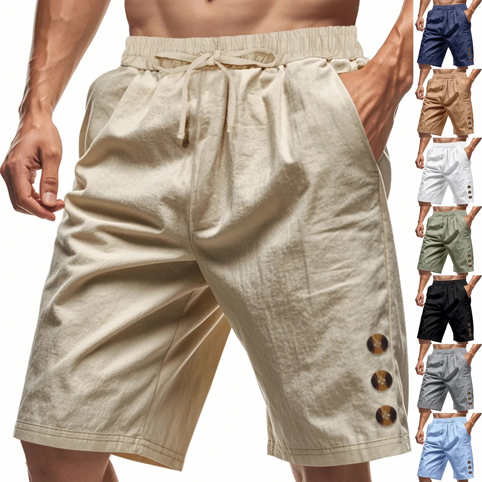 Beeckhoven ™ | Heren Short Met Knoopdesign