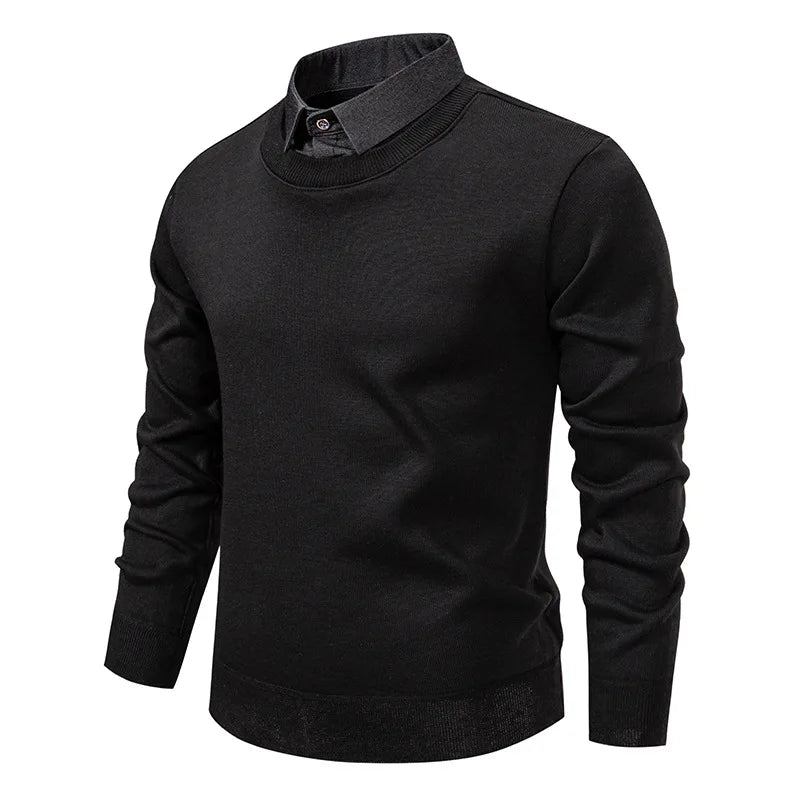 Beeckhoven™ | Casual Trui Met Overhemdkraag