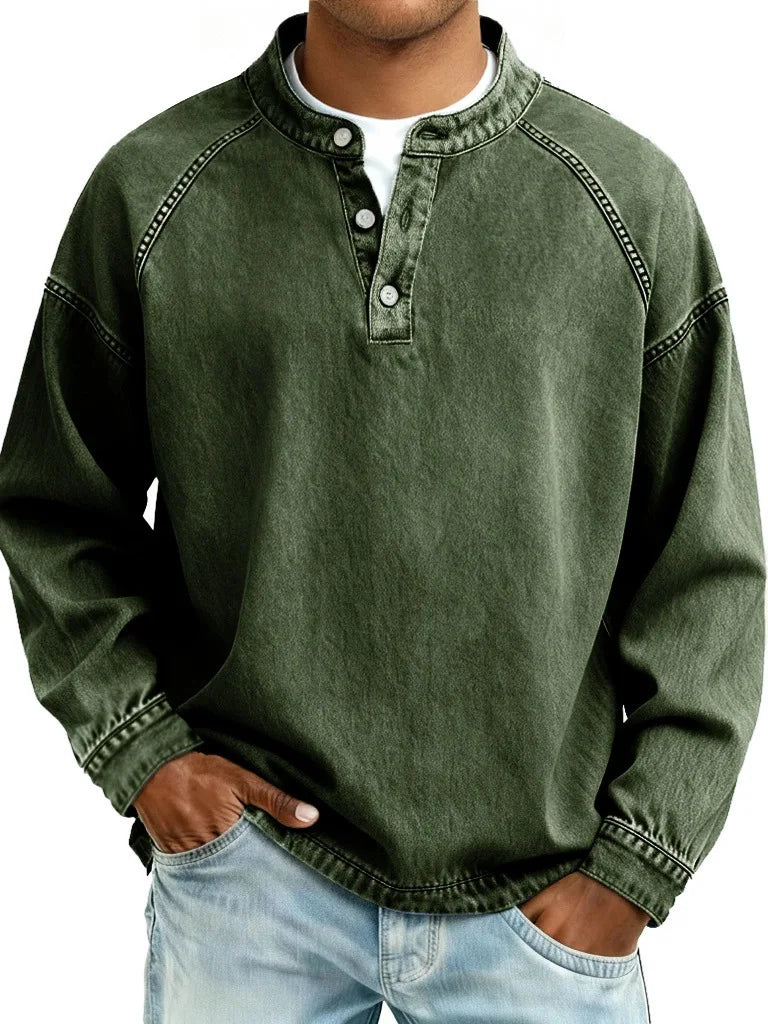 Beeckhoven™ | Vintage Heren Shirt Met Knopen