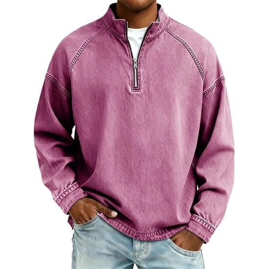 Beeckhoven™ | Vintage Heren Shirt Met Lange Mouwen