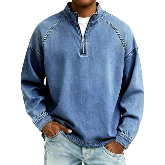 Beeckhoven™ | Vintage Heren Shirt Met Lange Mouwen