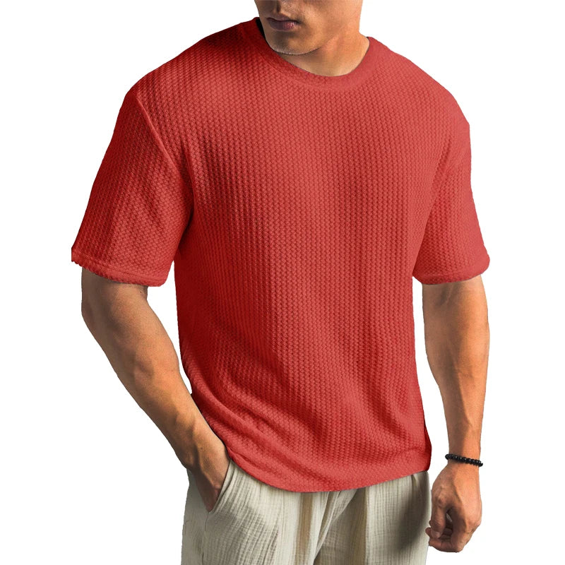 Beeckhoven™ | Wafelgebreid T-Shirt