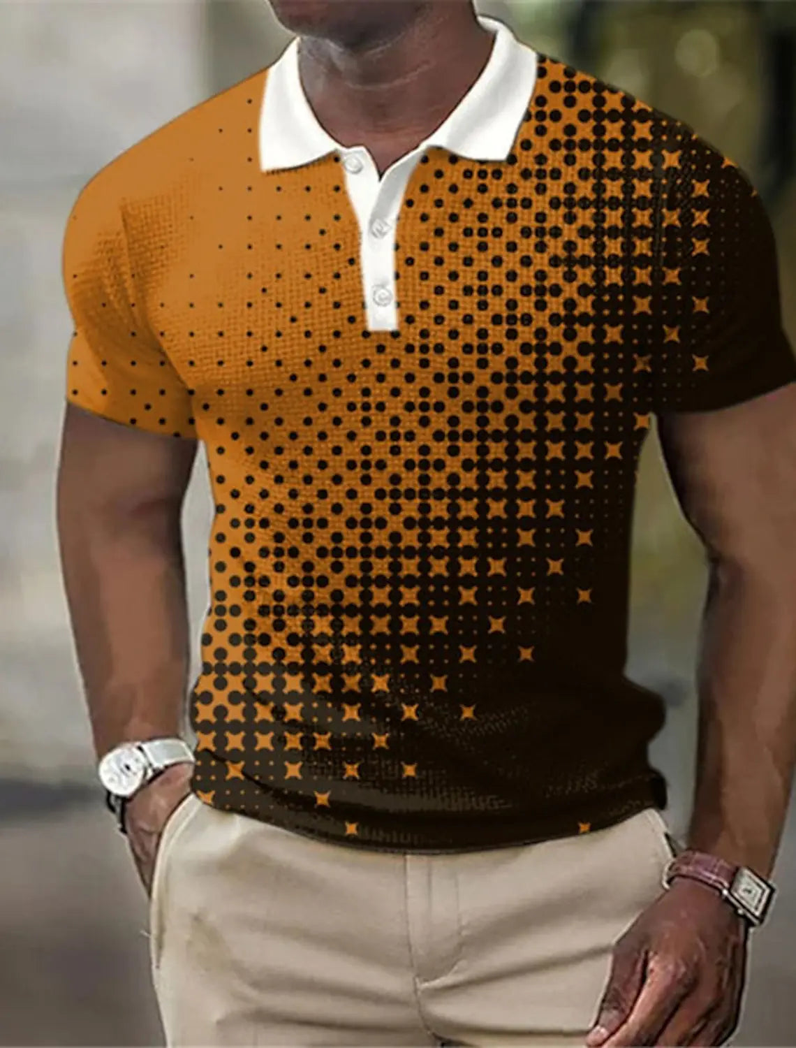 Beeckhoven ™ | Poloshirt Met Sterrenpatroon