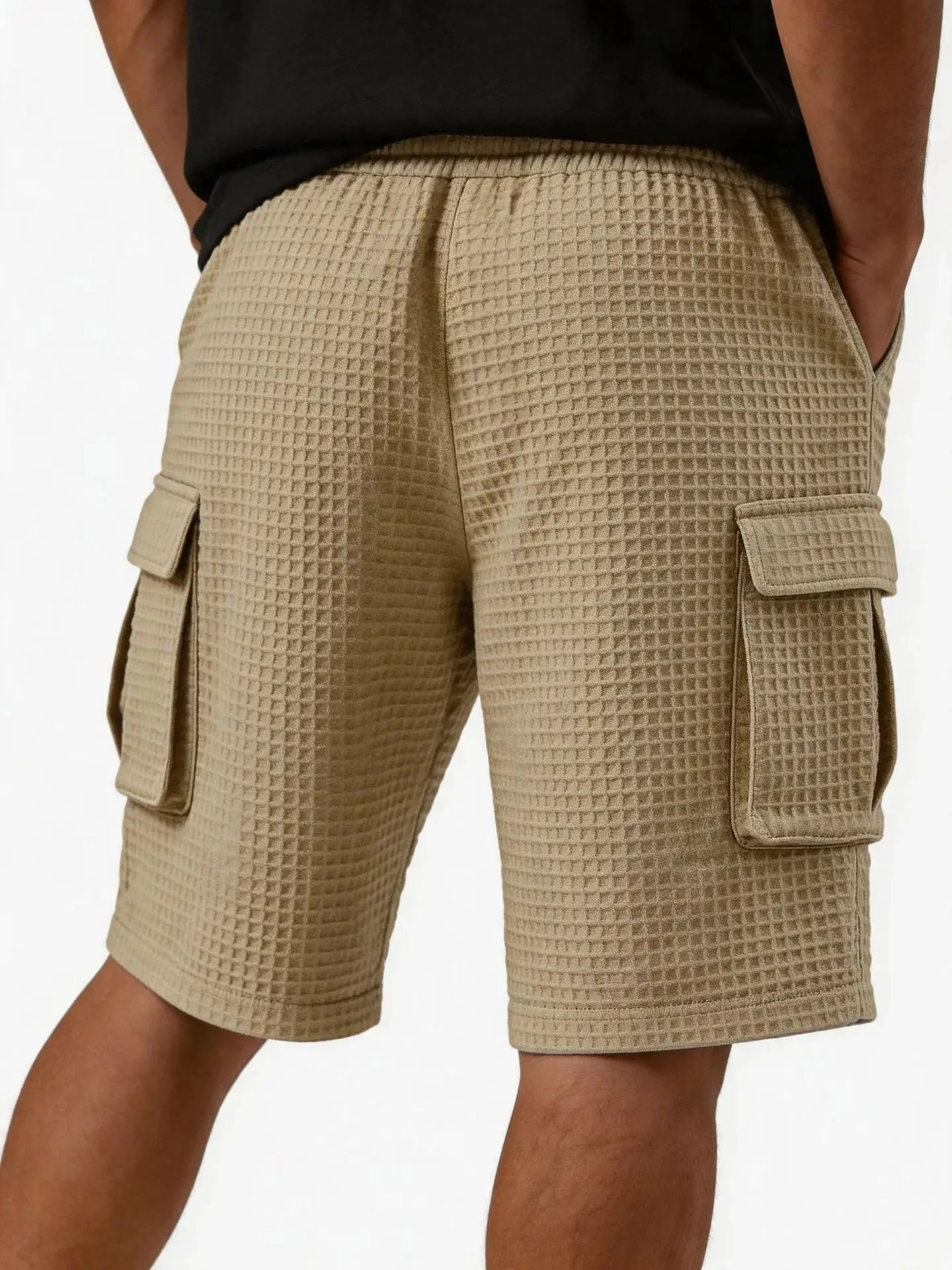 Beeckhoven™ | Casual Short Met Wafelpatroon