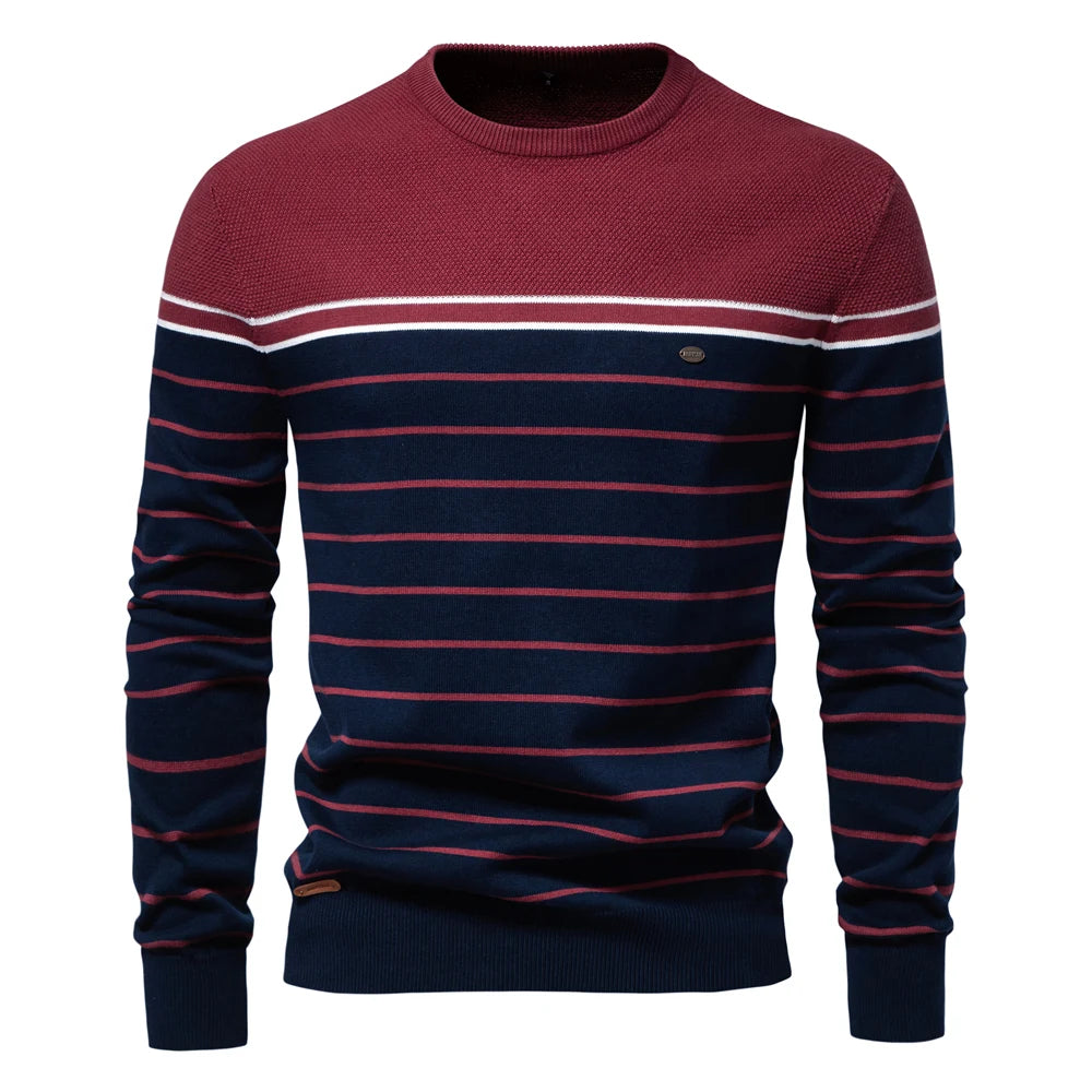 Beeckhoven™ | Heren Trui Met Streepdesign