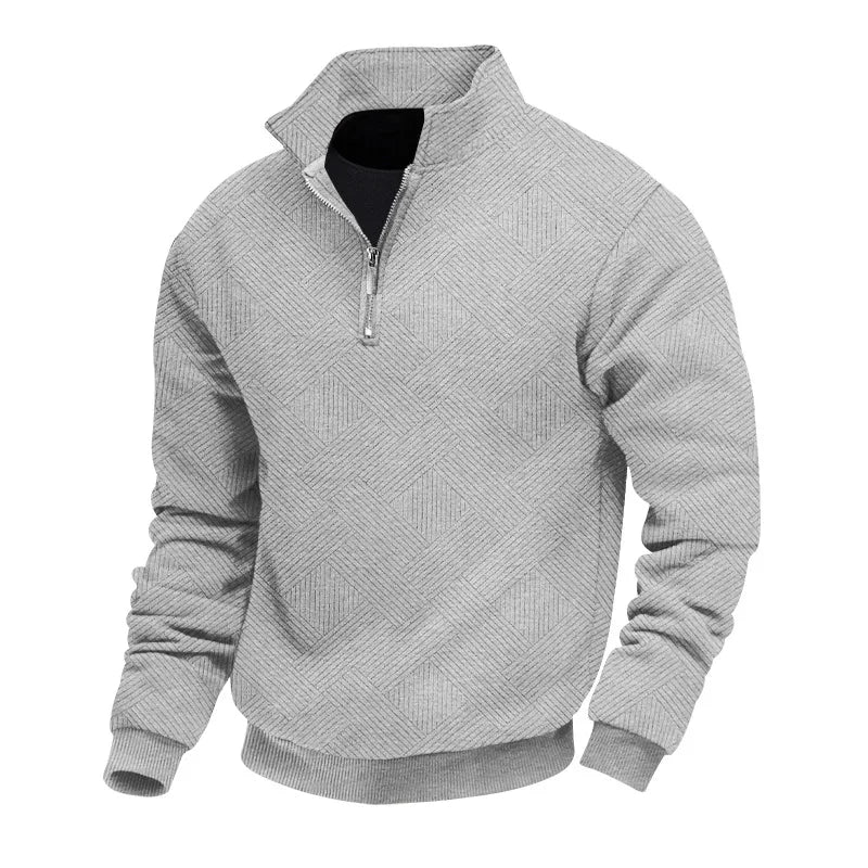 Beeckhoven™ | Casual Heren Trui Met Visgraatdesign