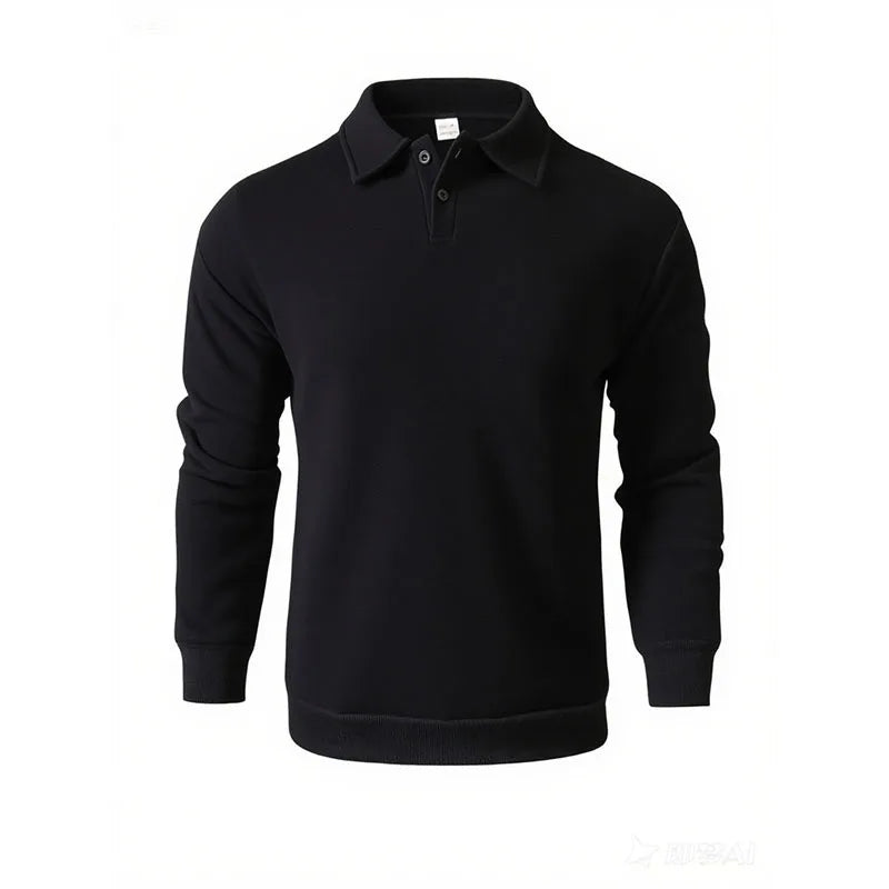 Beeckhoven™ | Warm Poloshirt Met Lange Mouwen