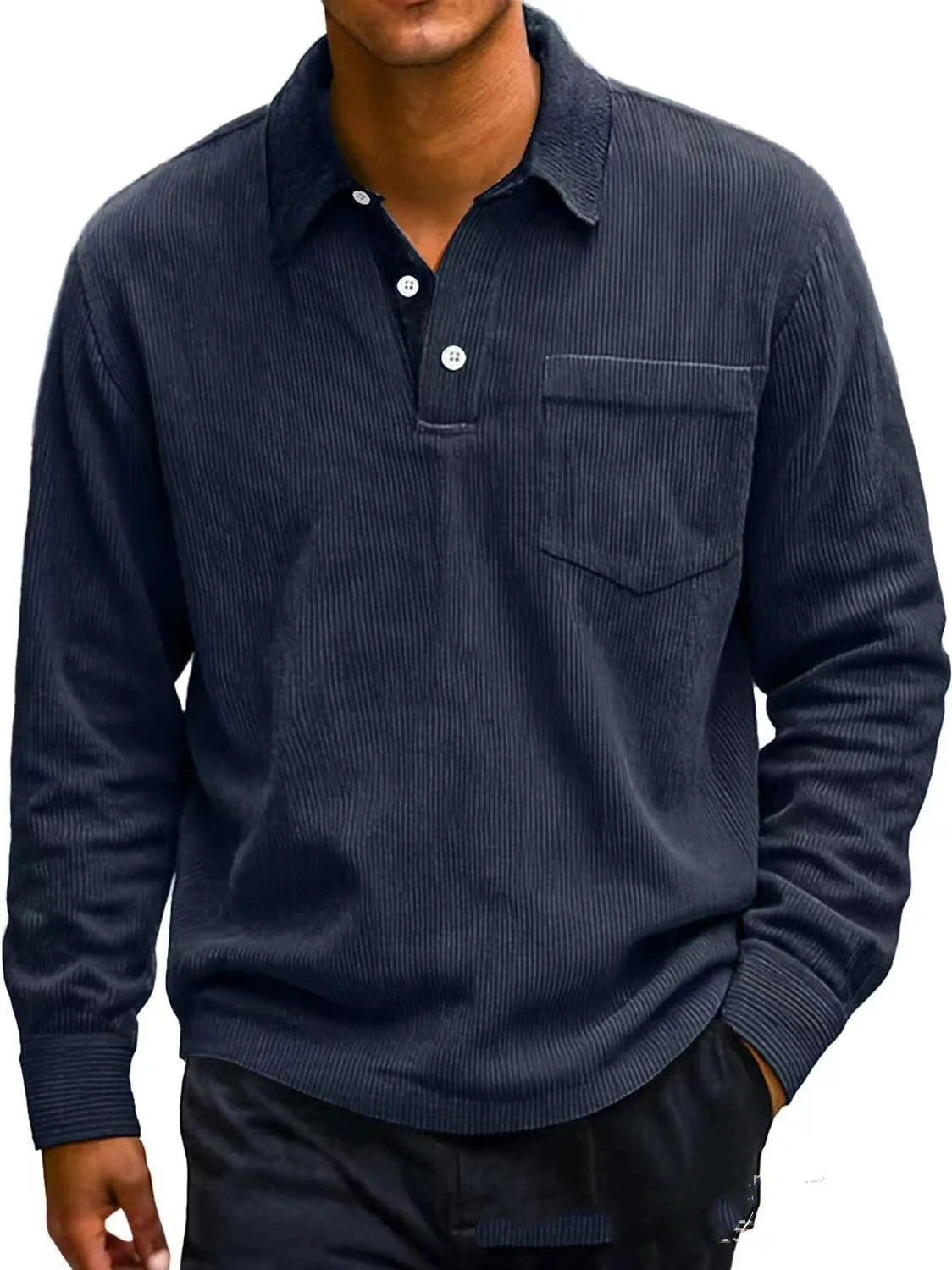 Beeckhoven™ | Stijlvolle Corduroy Polosweater