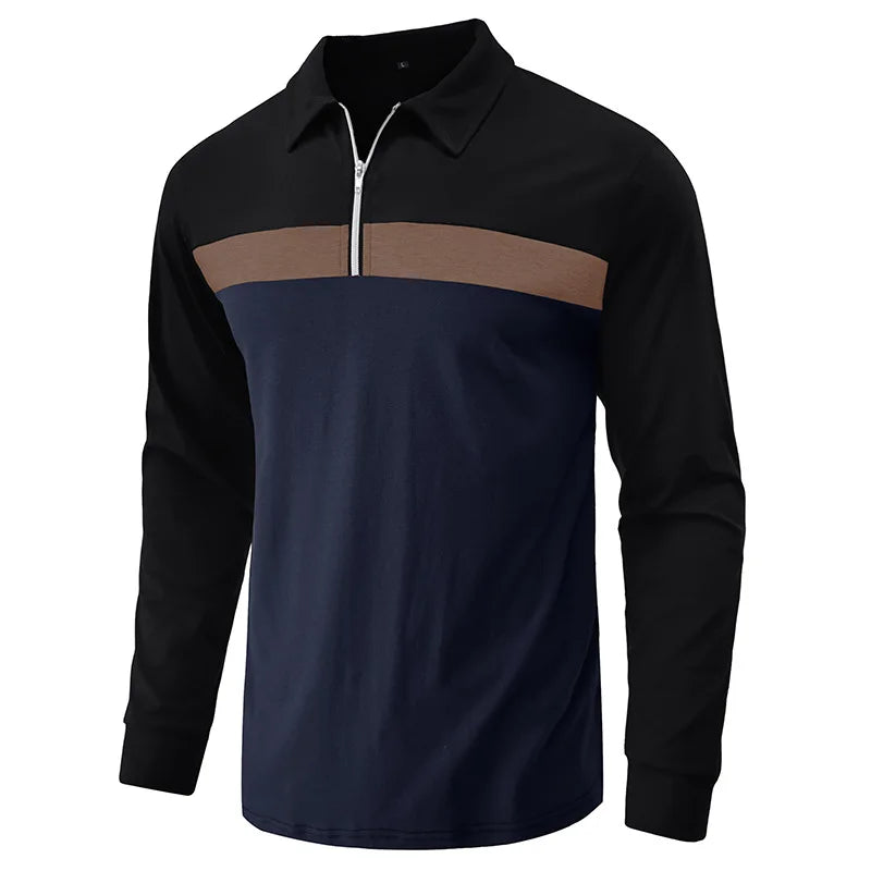 Beeckhoven™ | Stijlvol Heren Poloshirt Met Lange Mouwen