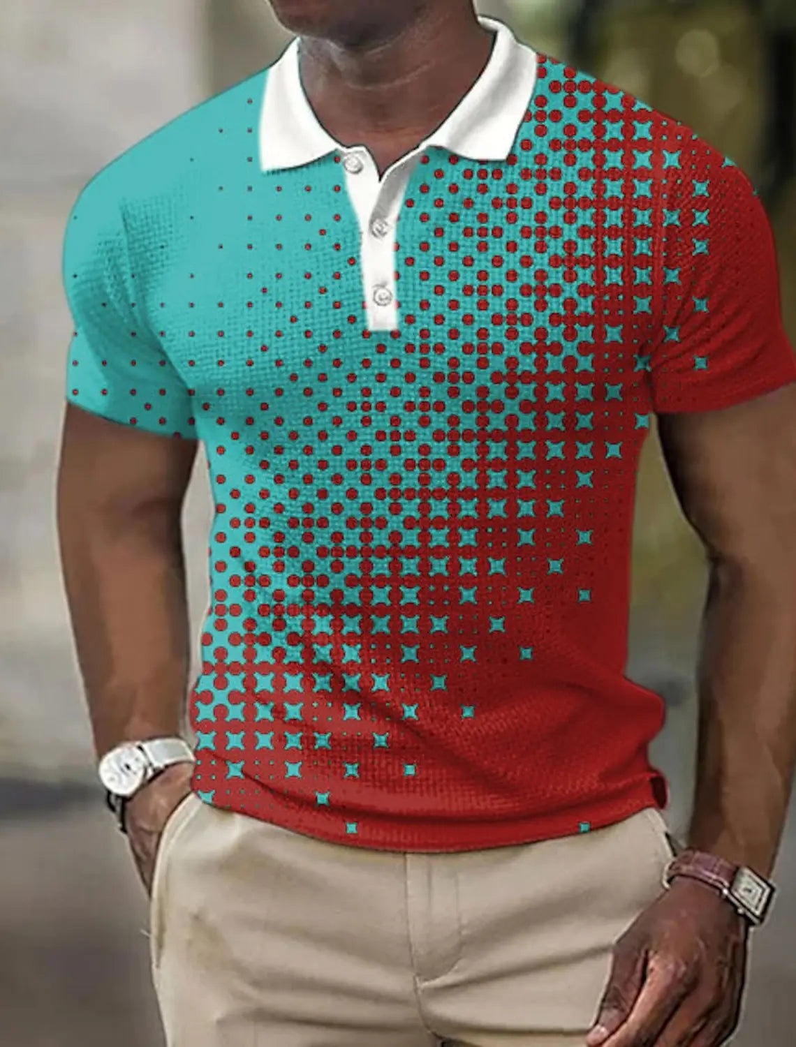 Beeckhoven ™ | Poloshirt Met Sterrenpatroon
