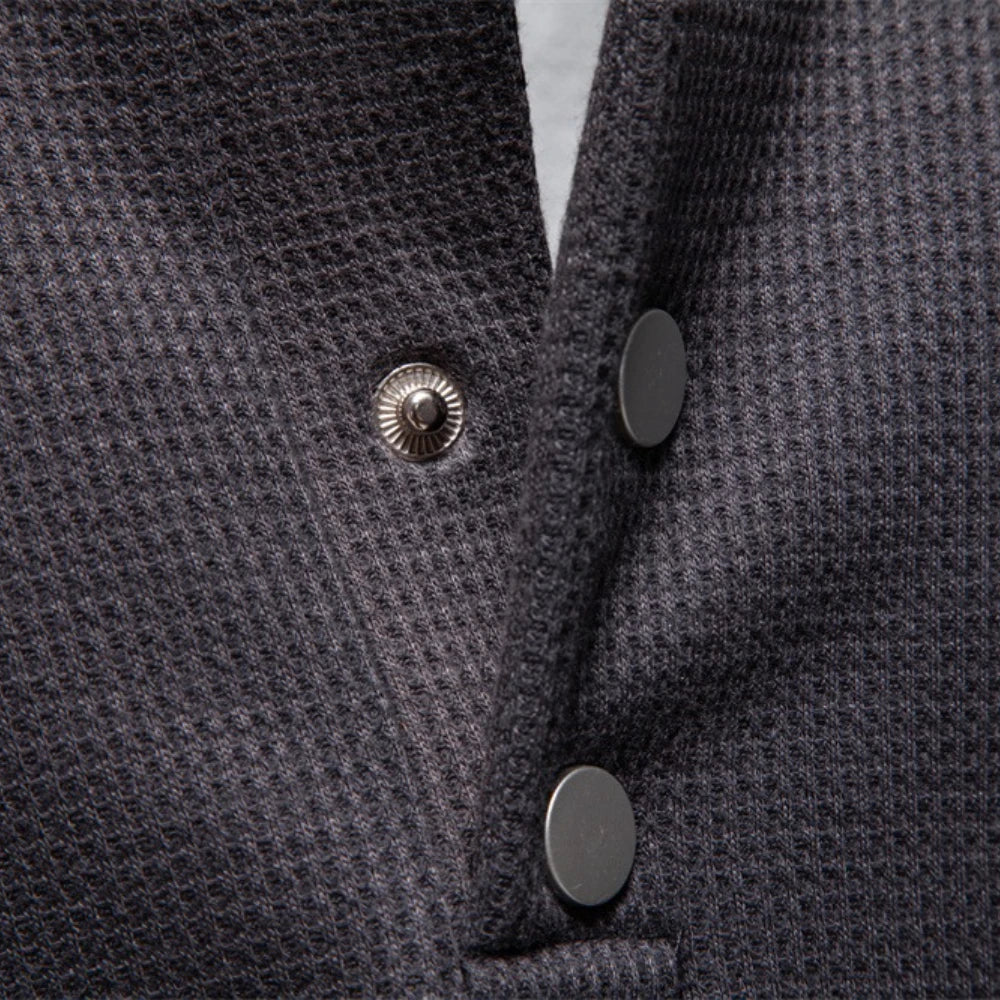 Beeckhoven™ | Fleece Gevoerd Sweatshirt Met Knoopdesign