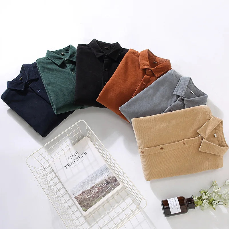 Beeckhoven™ | Fleece Gevoerd Corduroy Overhemd