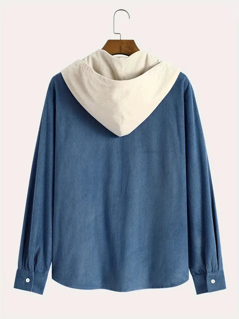Beeckhoven™ | Comfortabel Corduroy Vest met Capuchon