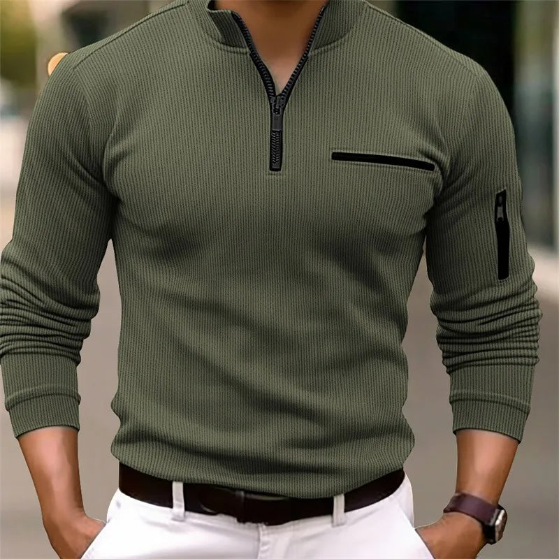 Beeckhoven™ | Outdoor Longsleeve met Halve Rits