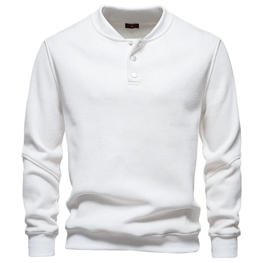Beeckhoven™ | Premium Sweatshirt Met Knoopsluiting