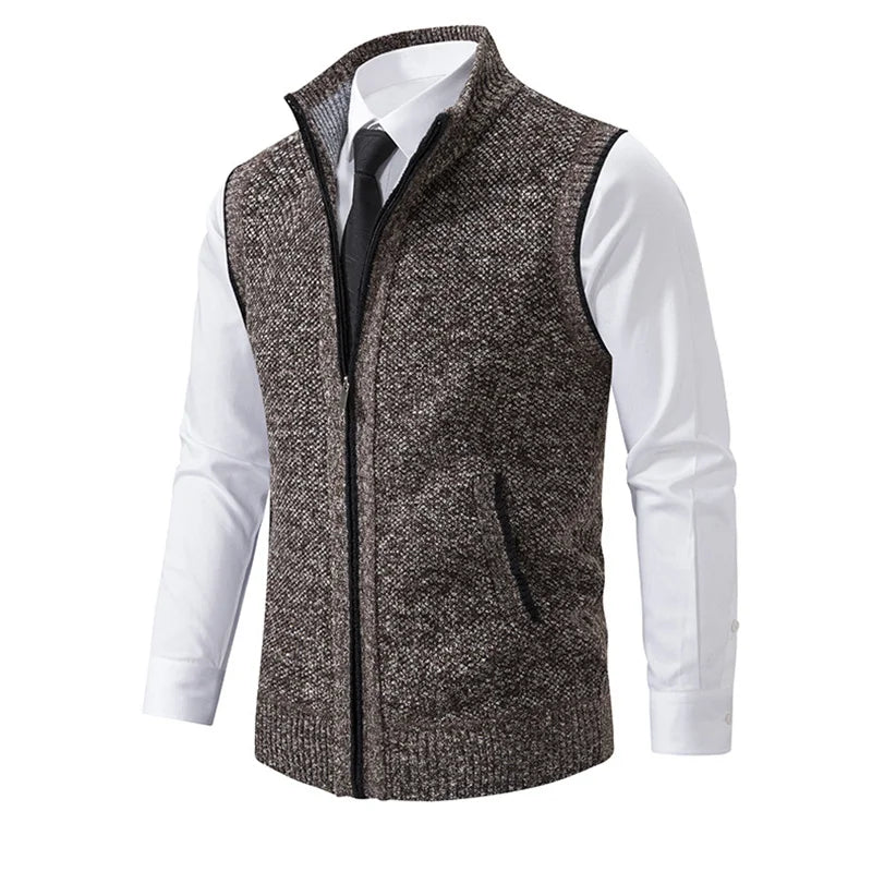 Beeckhoven™ | Heren Gebreid Vest – Warme Herfststijl zonder Mouwen