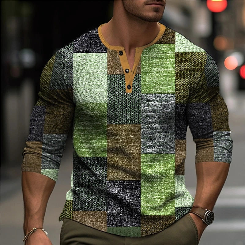 Beeckhoven™ | Kleurrijk Shirt Met Lange Mouwen