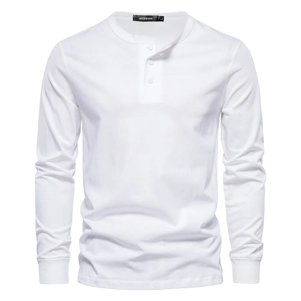 Beeckhoven™ | Stijlvol Katoenen Heren Shirt Met Lange Mouwen