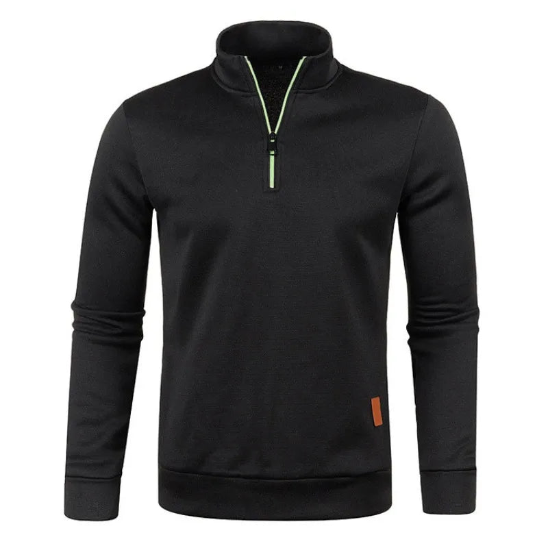 Beeckhoven™ | Sportief Heren Sweatshirt met Halve Rits