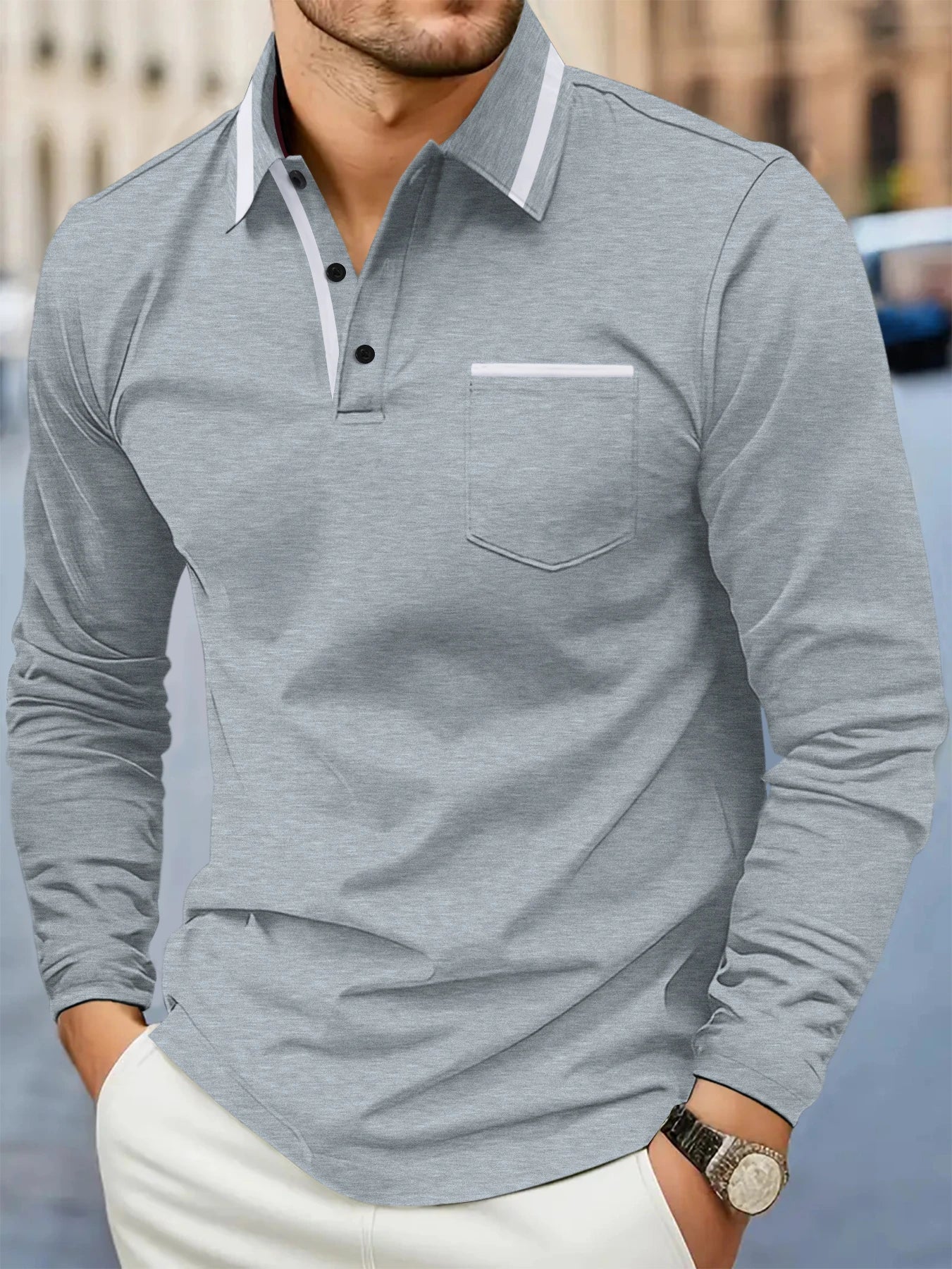 Beeckhoven™ | Stijlvol Heren Shirt Met Lange Mouwen