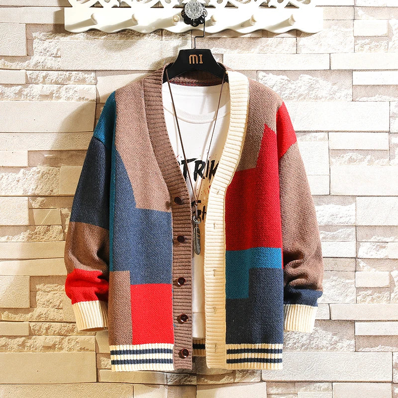 Beeckhoven™ | Kleurrijke Retro Cardigan