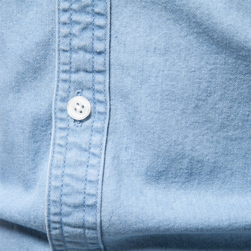 Beeckhoven™ | Hoogwaardig Denim Heren Overhemd