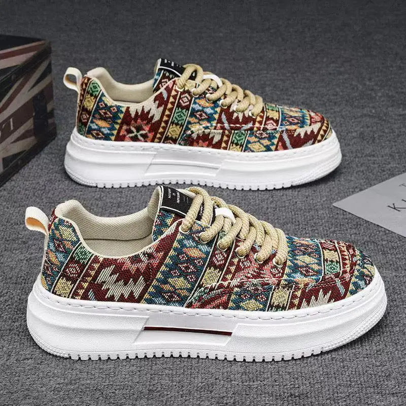 Beeckhoven ™ | Kleurrijke Retro Heren Sneakers