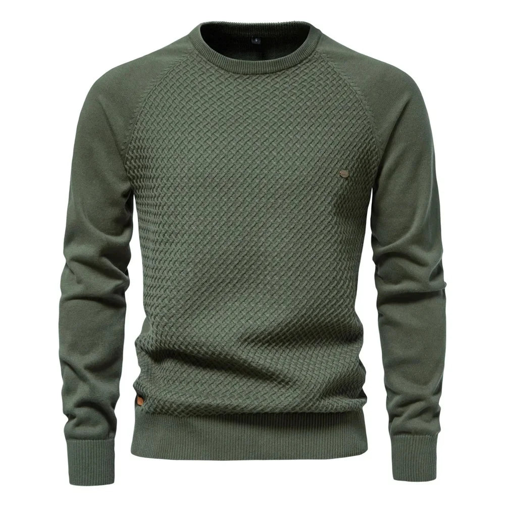 Beeckhoven™ | Gebreid Heren Sweatshirt Met Ronde Hals