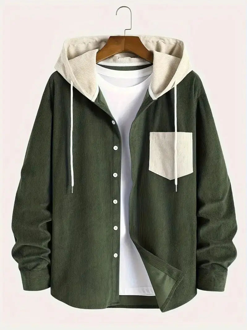 Beeckhoven™ | Comfortabel Corduroy Vest met Capuchon