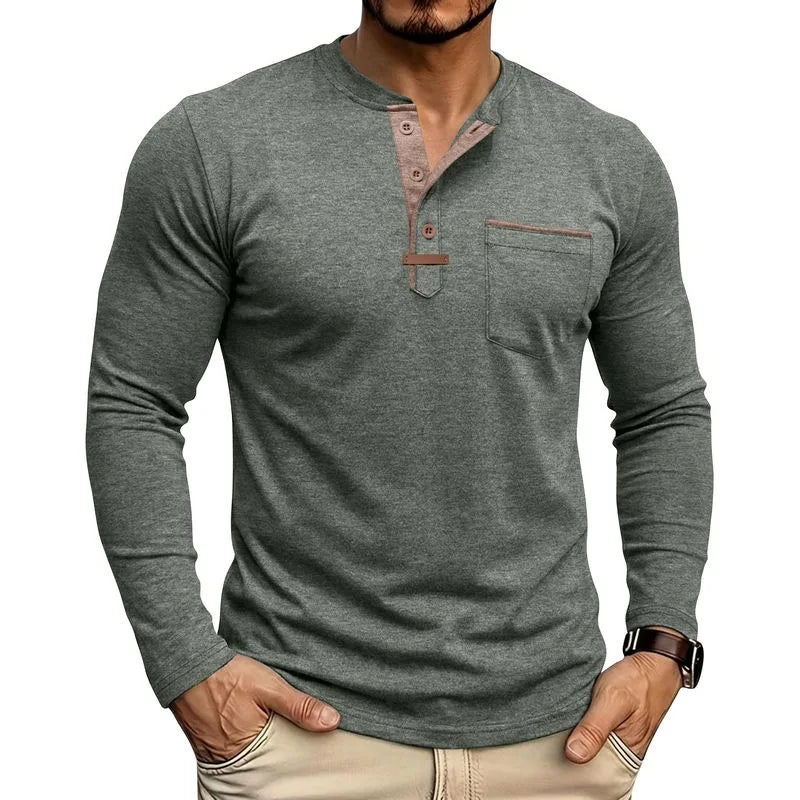 Beeckhoven™ | Stijlvol Heren Shirt Met Lange Mouwen