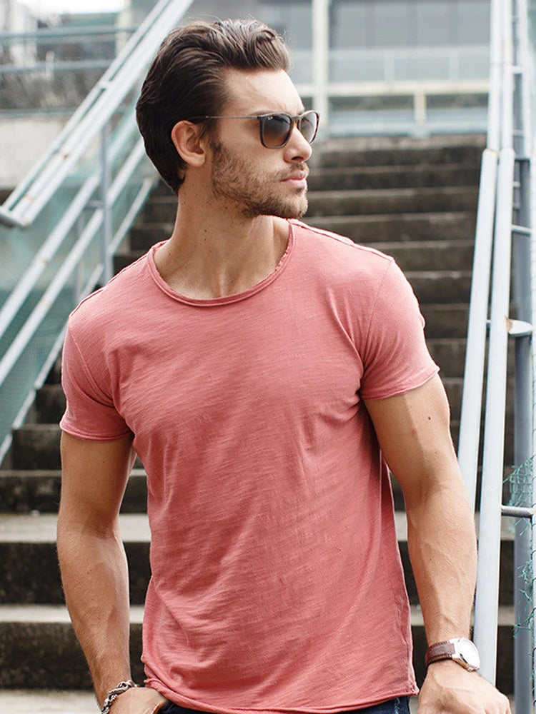 Beeckhoven™ | Katoenen Zomershirt Met Ronde Hals