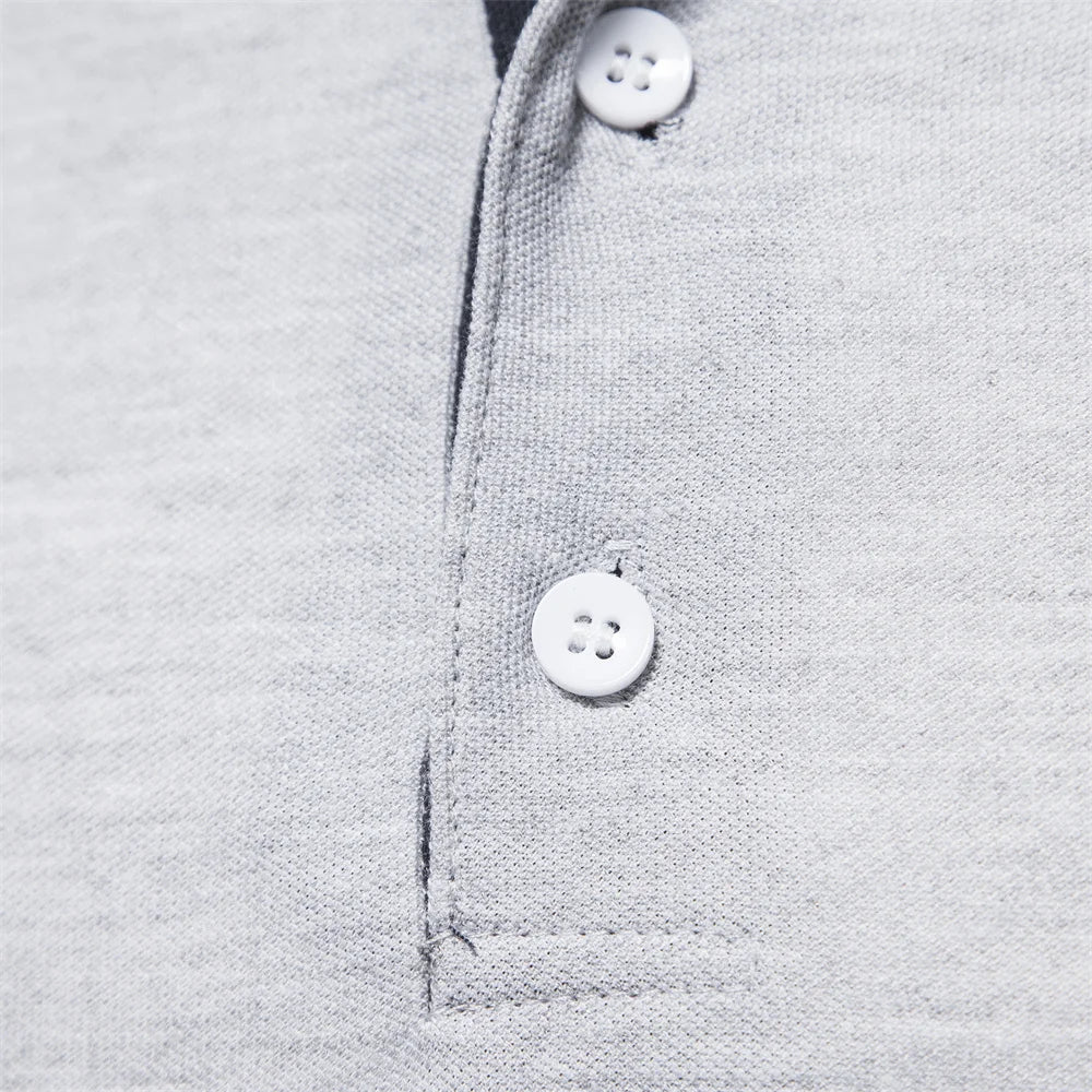 Beeckhoven™ | Casual Mannen Poloshirt Met Lange Mouwen