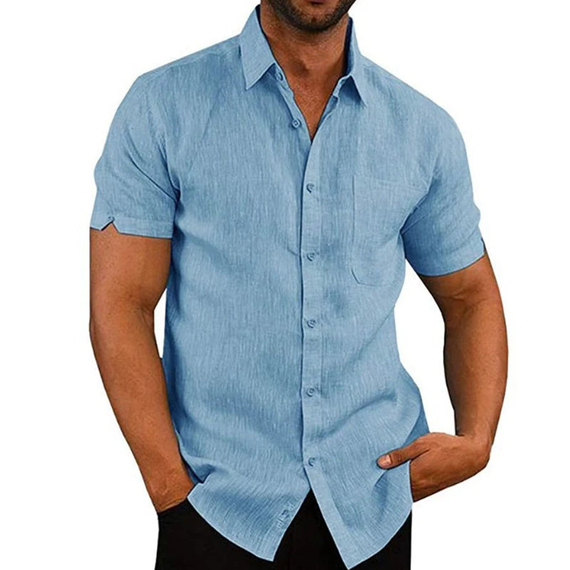 Beeckhoven™ | Ademend Linnen Heren Shirt